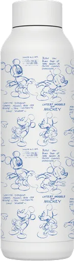 Nerezová termoláhev Solid, 630ml , Quokka, Mickey Sketch