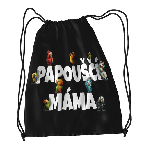 Vak na záda Papouščí máma
