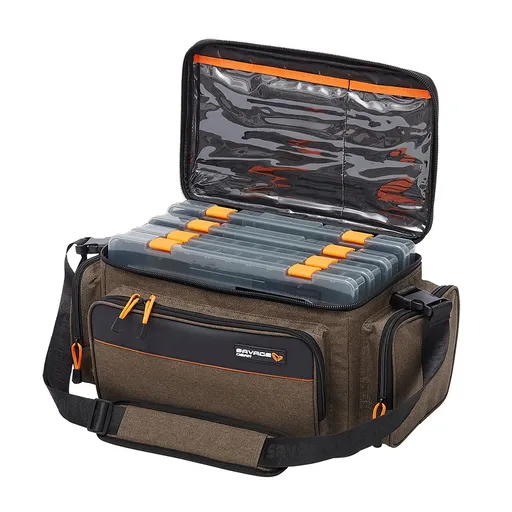 Savage Gear Taška System Box Bag L 4 Boxes 18L,Savage Gear Taška System Box Bag L 4 Boxes 18L