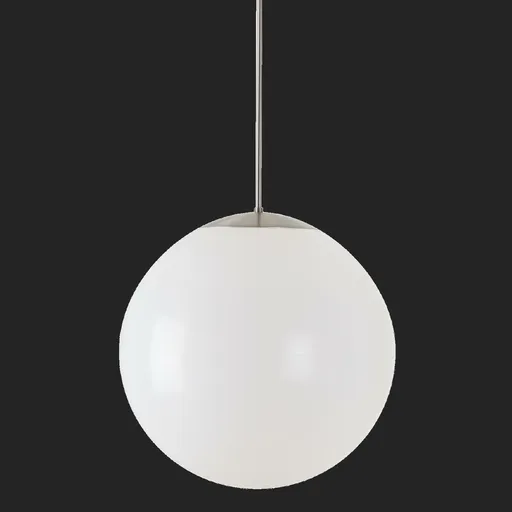 OSMONT ISI72663 ISIS P4 PM HP závěsné plastové svítidlo nerez broušená / bílá IP40 4000 K 58W LED nouzové kombinované 3 h