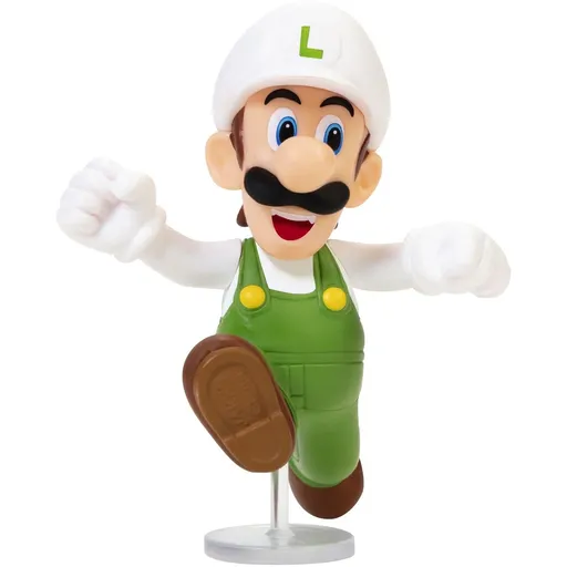 Alltoys Figurka Super Mario 6 cm Fire Luigi