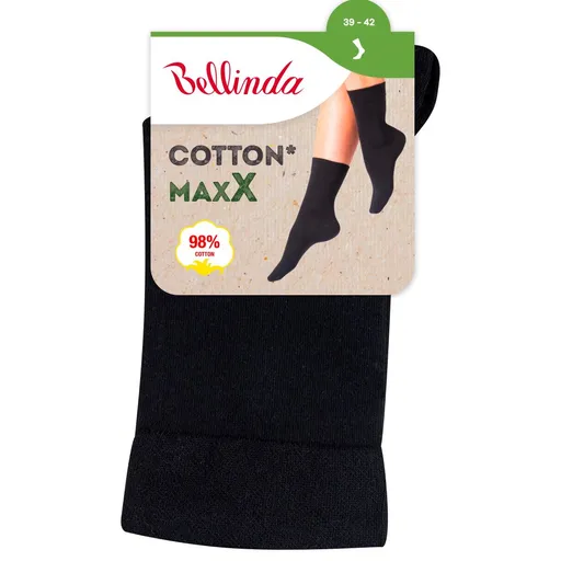 Bellinda COTTON MAXX vel. 39/42 dámské ponožky 1 pár černé