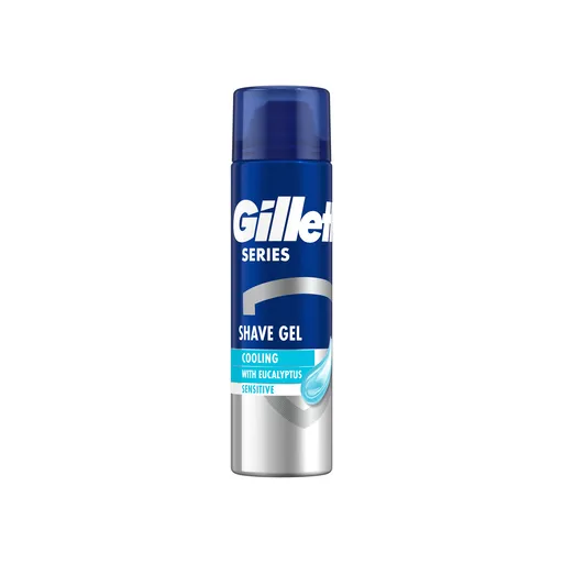 Gillette Series Sensitive Cool chladivý gel na holení 200 ml