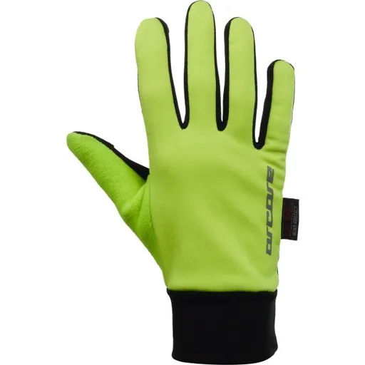 Arcore SIMP JR Rukavice na běhání, světle zelená, velikost 9-10Y