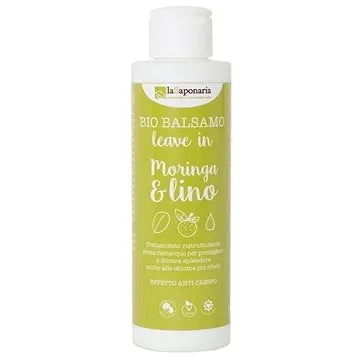 LASAPONARIA Bezoplachový kondicionér s moringou a lněným olejem BIO 150 ml (8054615471047)