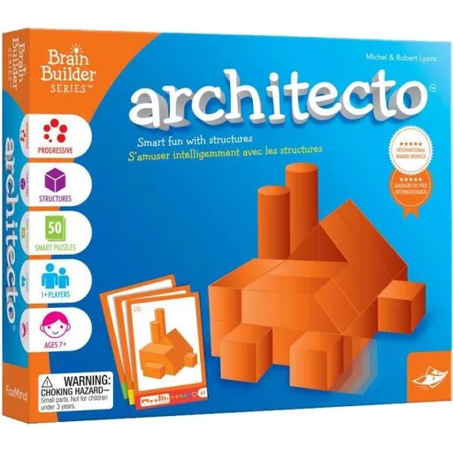 FOXMIND ARCHITECTO Logická hra, modrá, velikost
