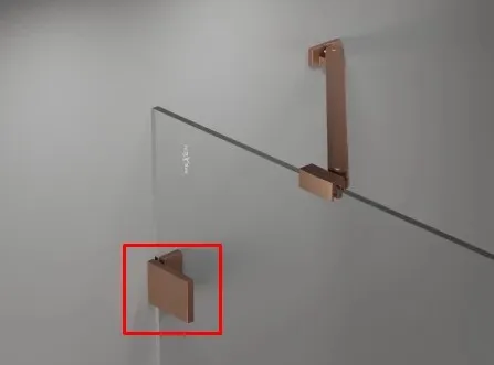 MEXEN LUNAR nástěnný držák s krytkou /2 kusy/, měď kartáčovaná 830-04-65