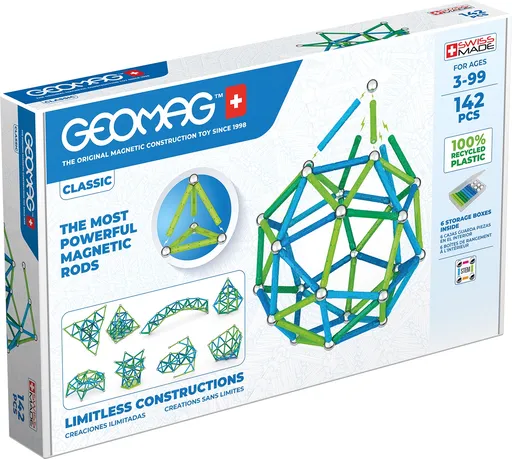 Geomag Classic magnetická stavebnice 142 dílků