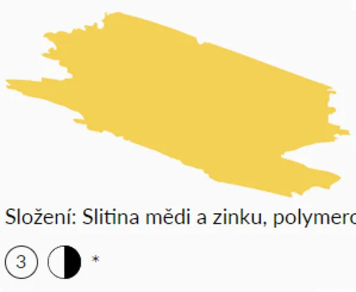 Olejová barva Umton 20ml – 0086 Zlatá