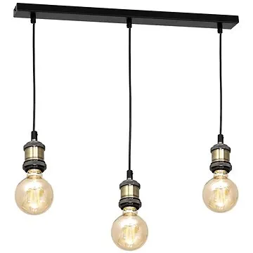 Lustr na lanku EDISON 3xE27/60W/230V (115889)
