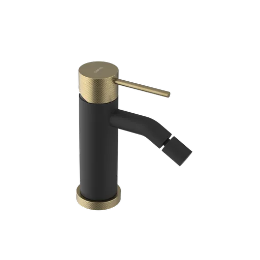 SAPHO ULTRASAN stojánková bidetová baterie, černá mat/zlato mat UT003VBG
