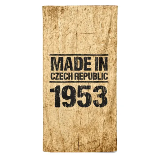 Osuška Made In (rok: 1953, Velikost osušky: 100x170cm)