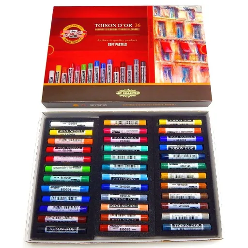 Koh-i-noor sada kříd prašných 8515 10 mm 36 ks