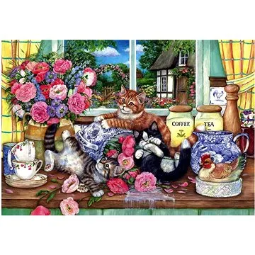 Anatolian Puzzle Kočky v kuchyni 500 dílků (8698543135741)