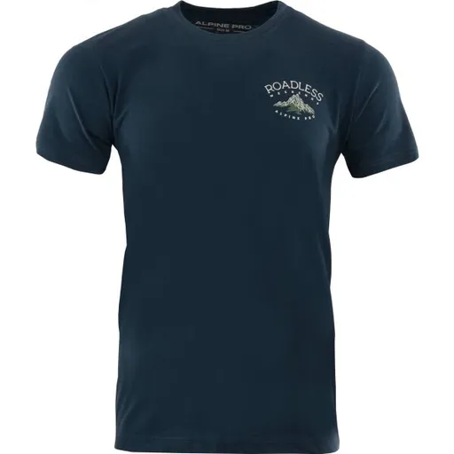 ALPINE PRO MERES Pánské triko, tmavě modrá, velikost