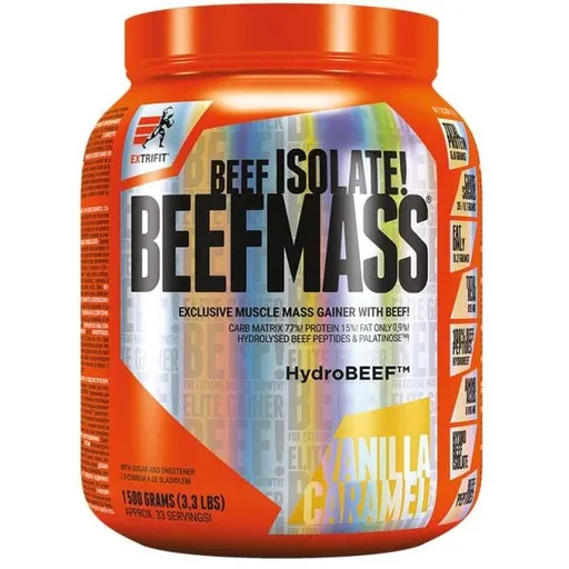 EXTRIFIT BEEFMASS 1500 G Gainer, , velikost 1,5 KG