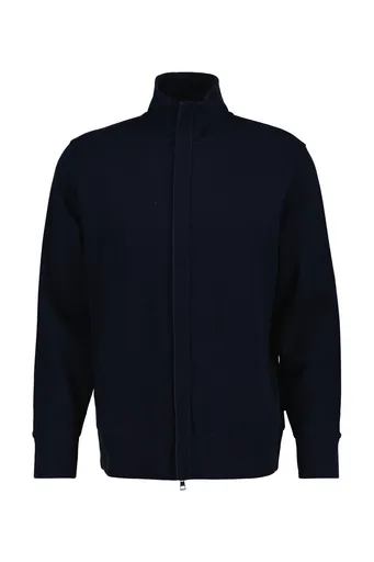 MIKINA GANT LIGHT SACKER RIB FZ EVENING BLUE