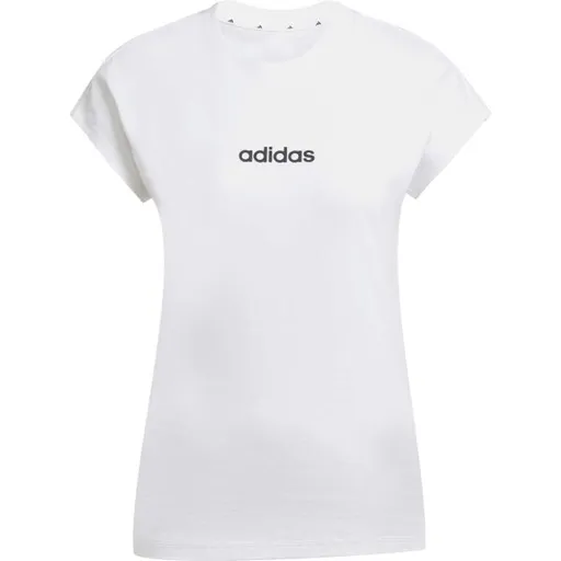 adidas ESSENTIALS LINEAR Dámské triko, bílá, velikost