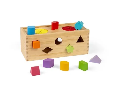 Bigjigs Toys Vkládání Tajemná krabička 11 ks