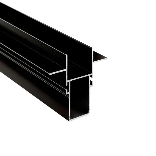 Light Impressions Deko-Light Combo vestavný profil pro trafa s křídly s křídly, 13mm, 2m černá 970837