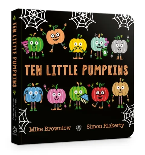 Ten Little Pumpkins Board Book - Mike Brownlow
