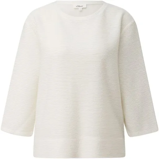 s.Oliver SWEATSHIRT NOOS Dámská mikina, bílá, velikost