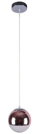 Stropní závěsná lampa 1xE27 růžová/zlatá GAZE