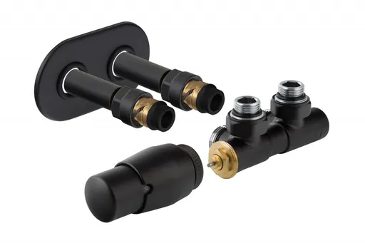 HOPA TERM-SET, středový ventil (Z4) Barva Černá matná tmavá, Varianta Levá RDTERMSETLMB