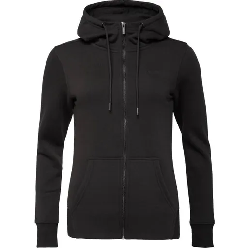 Willard WANITA Dámská celorozepínací mikina, černá, velikost XXL