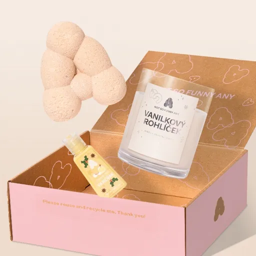 NOT SO FUNNY ANY Gift Box - Vanilkový rohlíček dárková sada 3 ks
