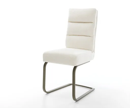 Jídelní židle Pela-Flex bouclé měkký béžová jídelní židle