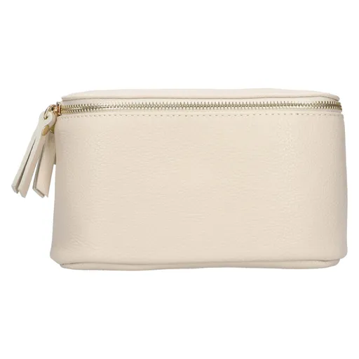Dámská kožená ledvinka Italia Milagros - krémová