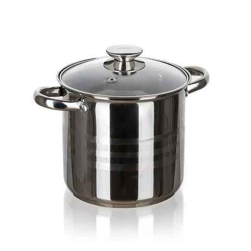 Hrnec nerezový se skleněnou poklicí Living