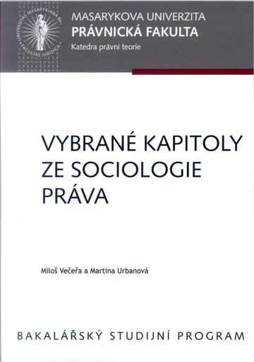 Vybrané kapitoly ze sociologie práva