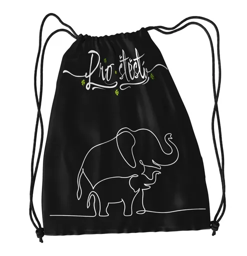 Vak na záda Sloni pro štěstí