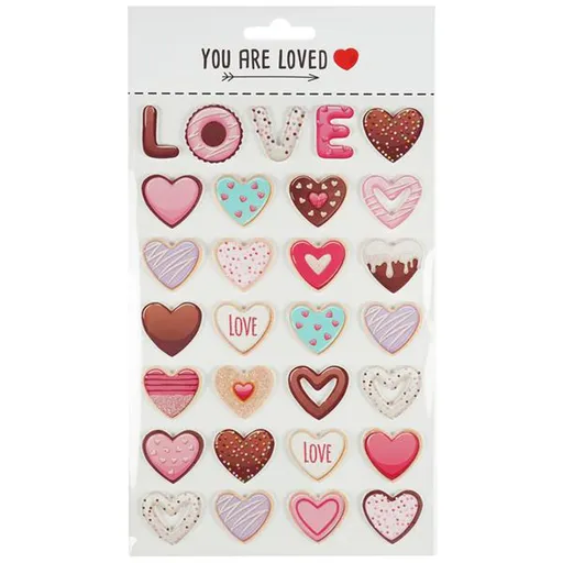 Arpex Pěnové samolepky SWEET 25x15cm