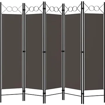 Shumee 5dílný skládací antracitový 200×180 cm, 320709 (320709)