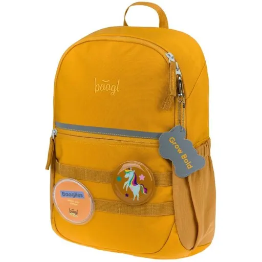 BAAGL BUDDY UNICORN Dětský batoh, žlutá, velikost