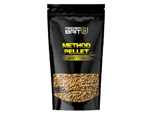 FeederBait Pelety Method Pellet 4mm 800g - Sladká kukuřice,FeederBait Pelety Method Pellet 4mm 800g - Sladká kukuřice