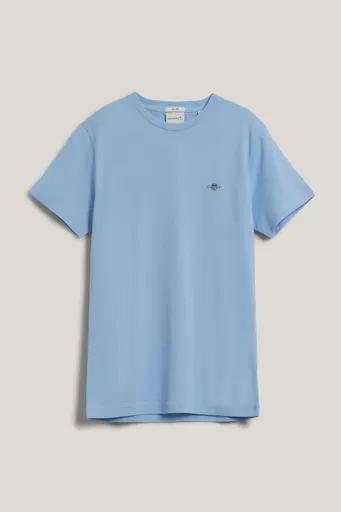 TRIČKO GANT SLIM PIQUE SS T-SHIRT CAPRI BLUE