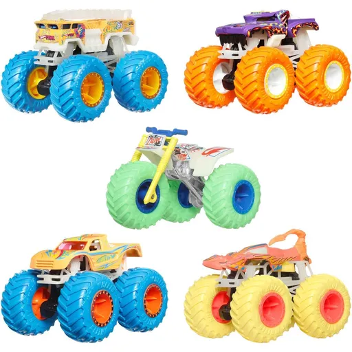 Hot Wheels Monster Trucks ve tmě svítící