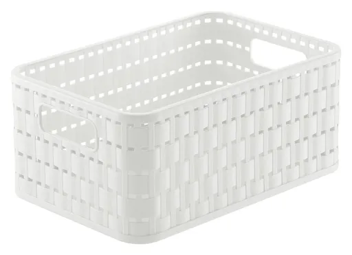 Rotho 92298 ROTHO Úložný box COUNTRY 4 l, bílý