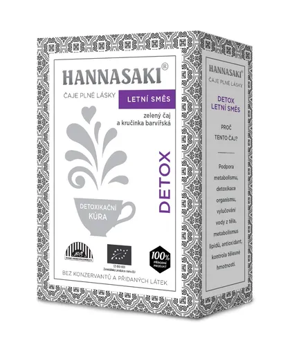 Hannasaki Detox Letní směs BIO sypaný čaj 50 g