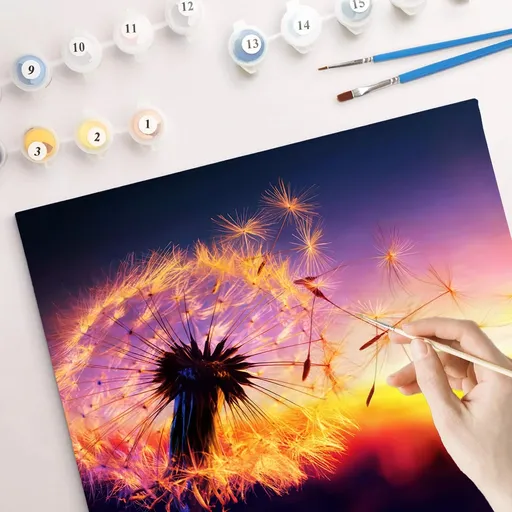 Weltbild Malování podle čísel Pampeliška na konci léta