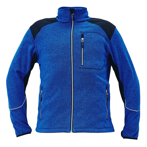 Cerva Pánská pletená mikina BOYER - Královská modrá | 3XL