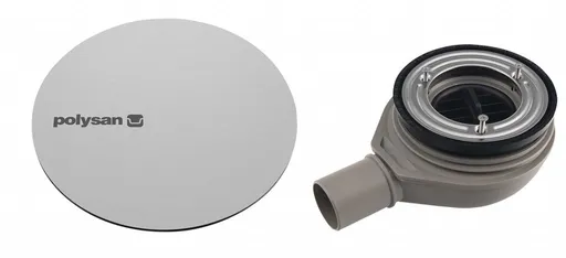 POLYSAN MIRAI vaničkový sifon, průměr 90, DN40, krytka nerez 72730
