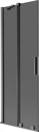 MEXEN/S Velar dvoukřídlá posuvná vanová zástěna 70 x 150, grafit, grafit kartáčovaná 896-070-000-41-66