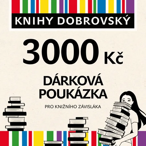 Elektronická dárková poukázka pro knižního závisláka 3000 Kč