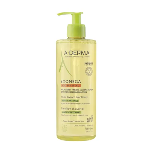 A-Derma Exomega Control Zvláčňující sprchový olej 500 ml