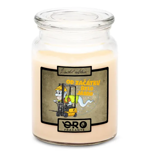 Svíčka Skladnická spermie (Vůně svíčky: Vanilka)